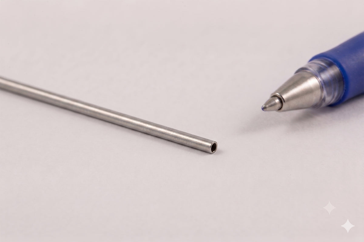 304 Stainless Steel Tube - 1/32 OD X .0035 WALL Gauge